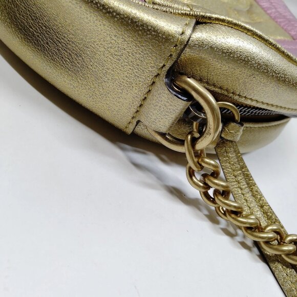 Authentic Gucci Pink Leather Shoulder Bag mon845-111125 - Picture 7 of 16